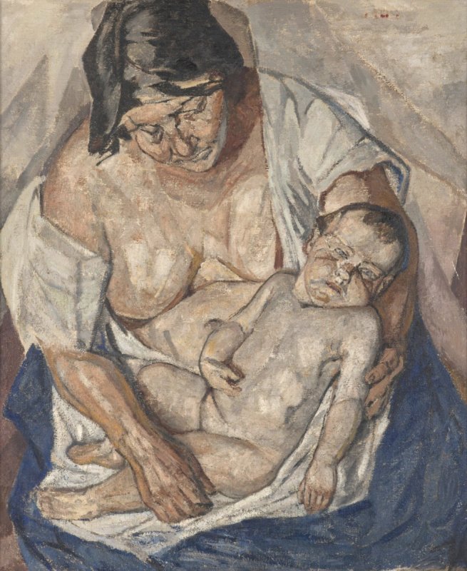 Mela Muter, "Macierzyństwo", 1924. Kolekcja Bolesława i Liny Nawrockich. Fot. Piotr Jamski